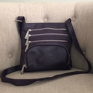 AF plum purse EUC
